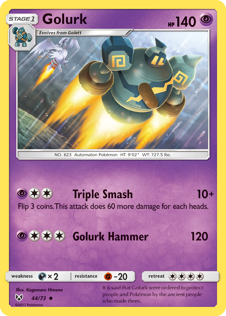 Golurk (44/73) [Sun & Moon: Shining Legends] | Good Games Cannington