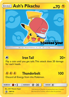 Ash's Pikachu (SM114) [Sun & Moon: Black Star Promos] | Good Games Cannington