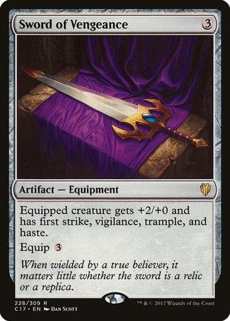 Sword of Vengeance [Commander 2017] | Good Games Cannington