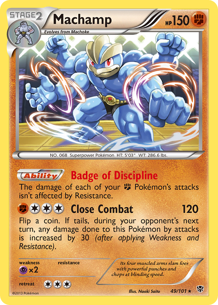 Machamp (49/101) [Black & White: Plasma Blast] | Good Games Cannington