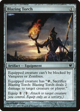 Blazing Torch [Innistrad] | Good Games Cannington