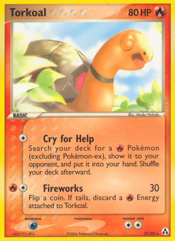 Torkoal (27/92) [EX: Legend Maker] | Good Games Cannington
