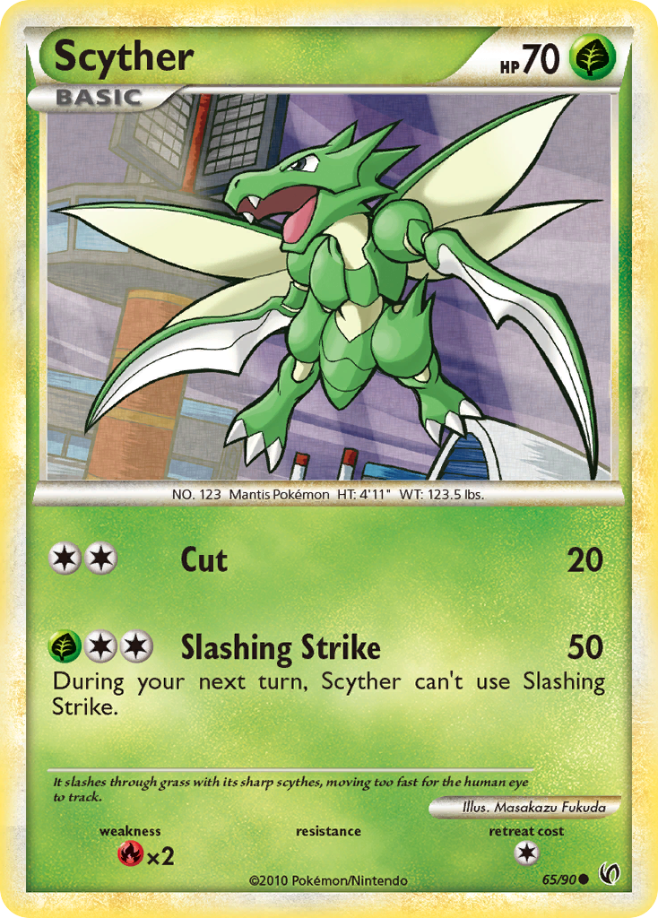 Scyther (65/90) [HeartGold & SoulSilver: Undaunted] | Good Games Cannington
