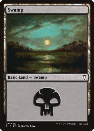 Swamp (294) [Commander Anthology Volume II] | Good Games Cannington