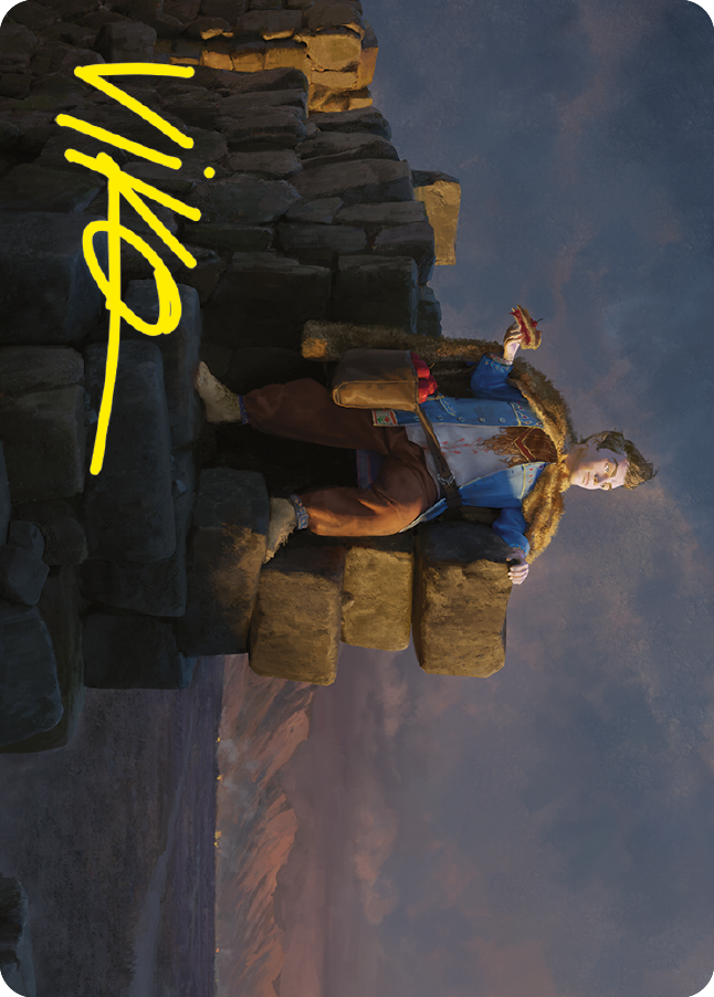 Pippin, Warden of Isengard Art Card (Gold-Stamped Signature) [The Lord of the Rings: Tales of Middle-earth Art Series] | Good Games Cannington