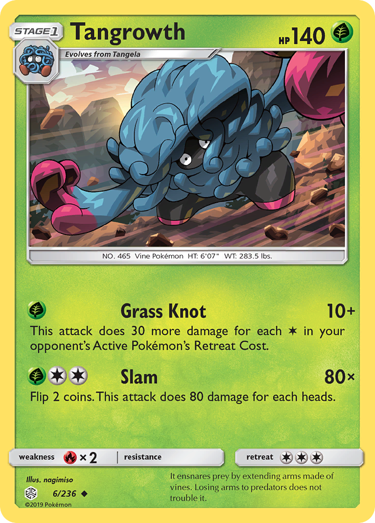 Tangrowth (6/236) [Sun & Moon: Cosmic Eclipse] | Good Games Cannington