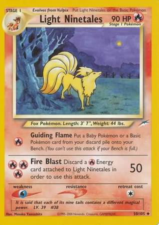 Light Ninetales (50/105) [Neo Destiny Unlimited] | Good Games Cannington