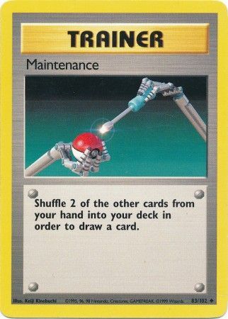 Maintenance (83/102) [Base Set Unlimited] | Good Games Cannington