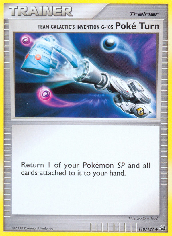 Team Galactic's Invention G-105 Poke Turn (118/127) [Platinum: Base Set] | Good Games Cannington