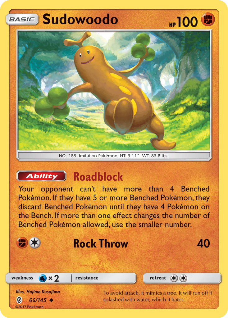 Sudowoodo (66/145) [Sun & Moon: Guardians Rising] | Good Games Cannington