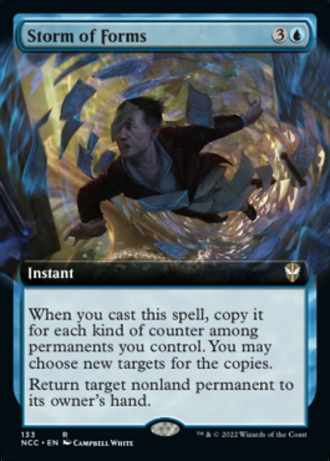 Storm of Forms (Extended Art) [Streets of New Capenna Commander] | Good Games Cannington
