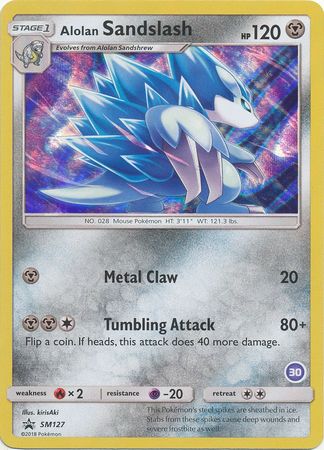 Alolan Sandslash (SM127) (Deck Exclusive #30) [Sun & Moon: Trainer Kit - Alolan Sandslash] | Good Games Cannington