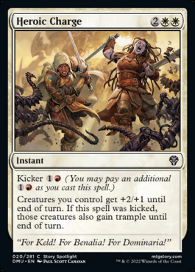 Heroic Charge [Dominaria United] | Good Games Cannington