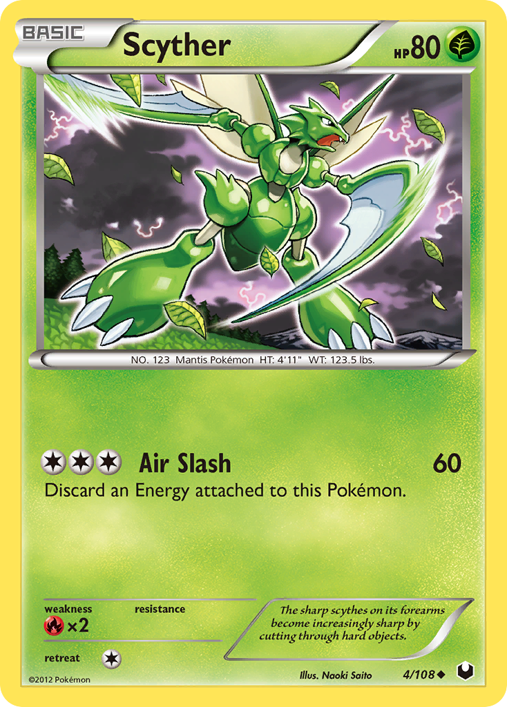 Scyther (4/108) [Black & White: Dark Explorers] | Good Games Cannington