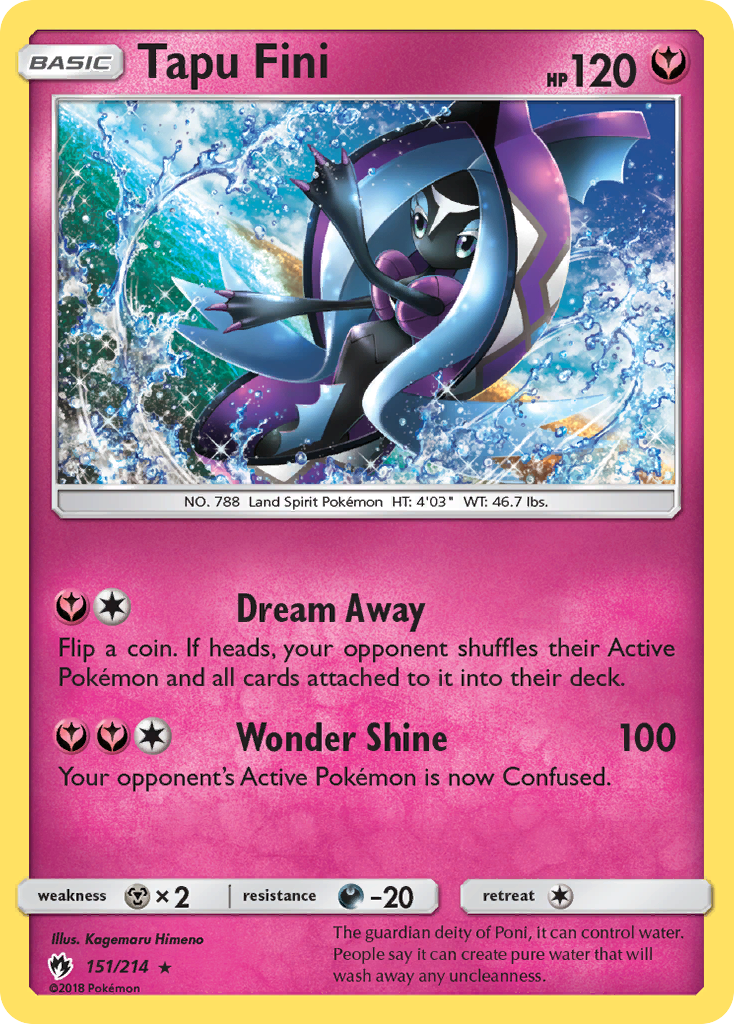 Tapu Fini (151/214) [Sun & Moon: Lost Thunder] | Good Games Cannington