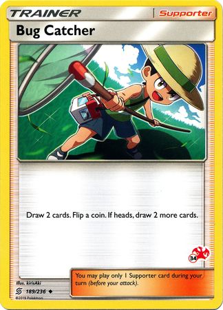 Bug Catcher (189/236) (Charizard Stamp #34) [Battle Academy 2020] | Good Games Cannington