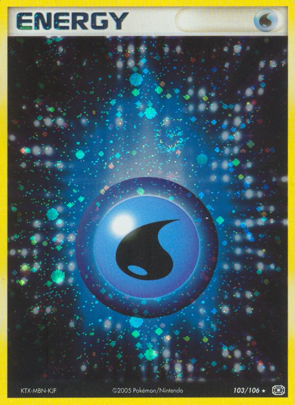 Water Energy (103/106) [EX: Emerald] | Good Games Cannington