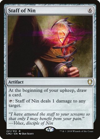 Staff of Nin [Commander Anthology Volume II] | Good Games Cannington