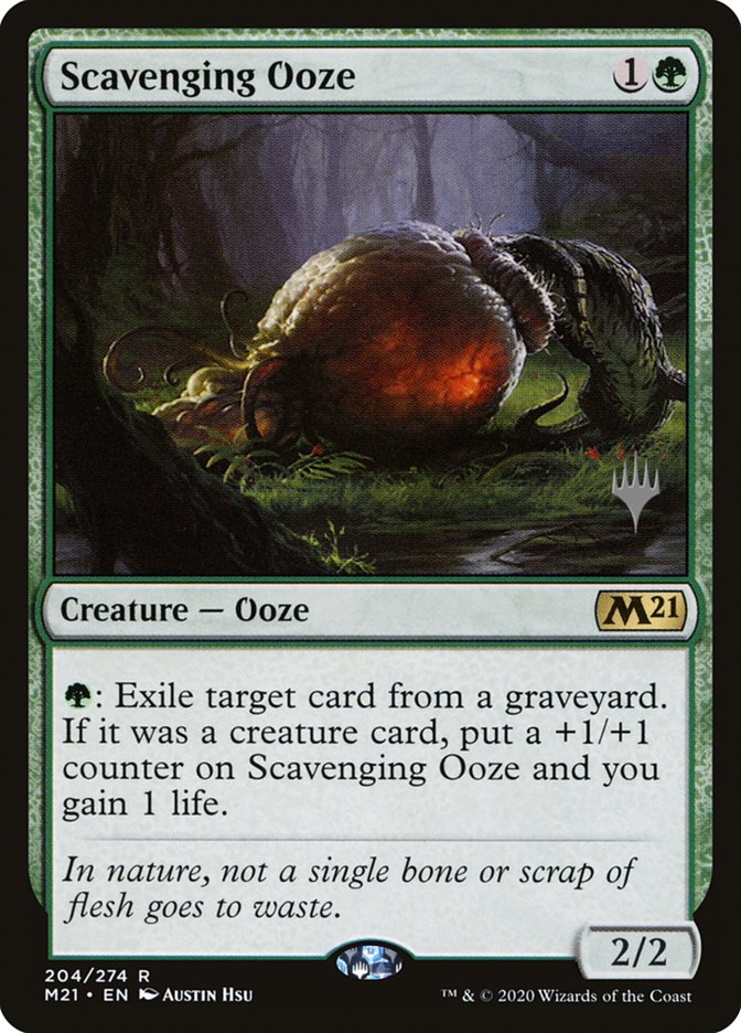 Scavenging Ooze (Promo Pack) [Core Set 2021 Promos] | Good Games Cannington