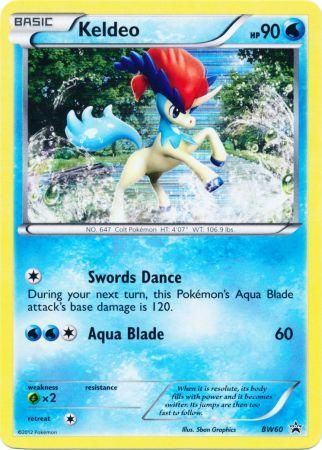 Keldeo (BW60) (Non Holo) [Black & White: Black Star Promos] | Good Games Cannington