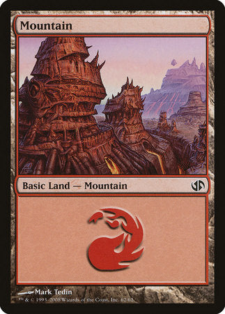 Mountain (62) [Duel Decks: Jace vs. Chandra] | Good Games Cannington