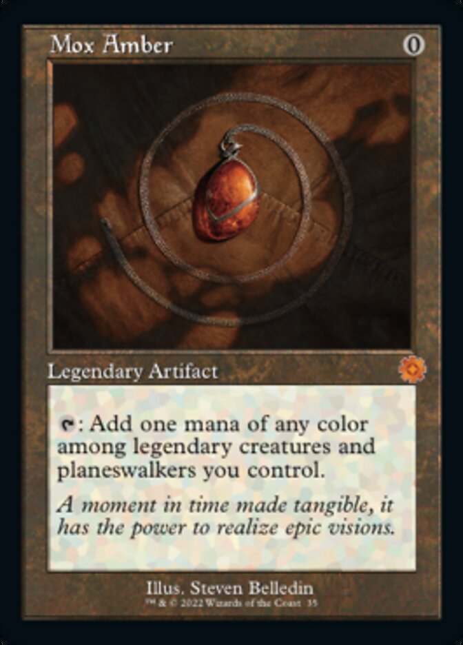 Mox Amber (Retro) [The Brothers' War Retro Artifacts] | Good Games Cannington