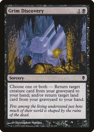 Grim Discovery [Zendikar] | Good Games Cannington