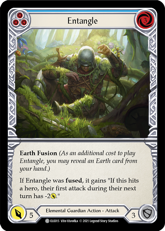 Entangle (Blue) [ELE015] (Tales of Aria)  1st Edition Rainbow Foil | Good Games Cannington