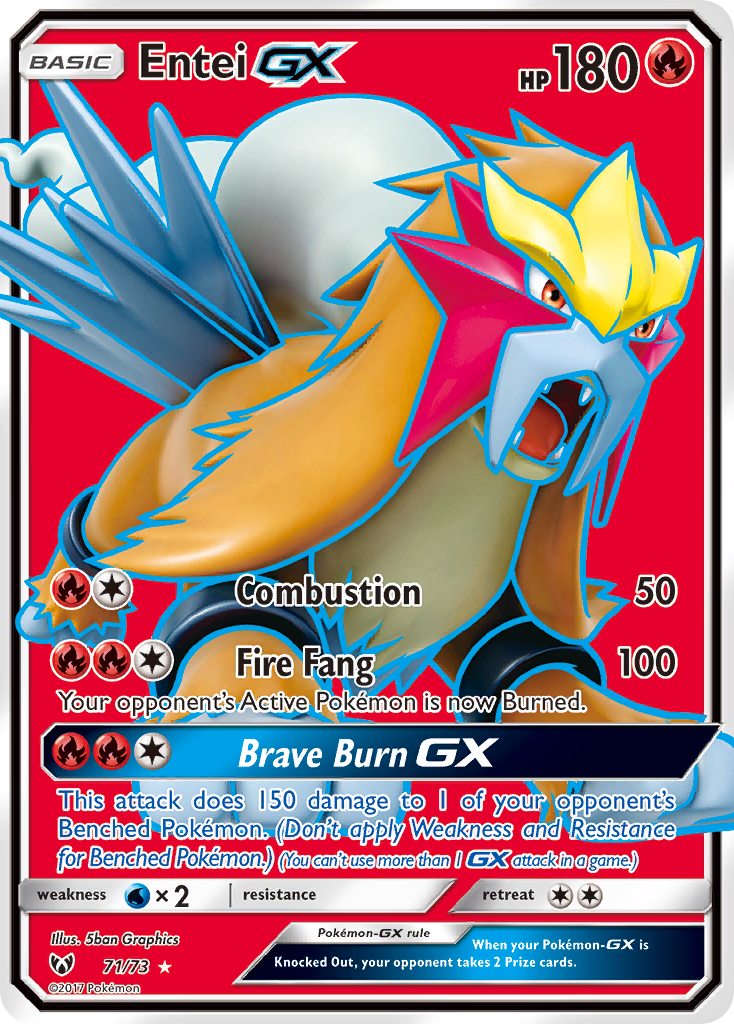 Entei GX (71/73) [Sun & Moon: Shining Legends] | Good Games Cannington