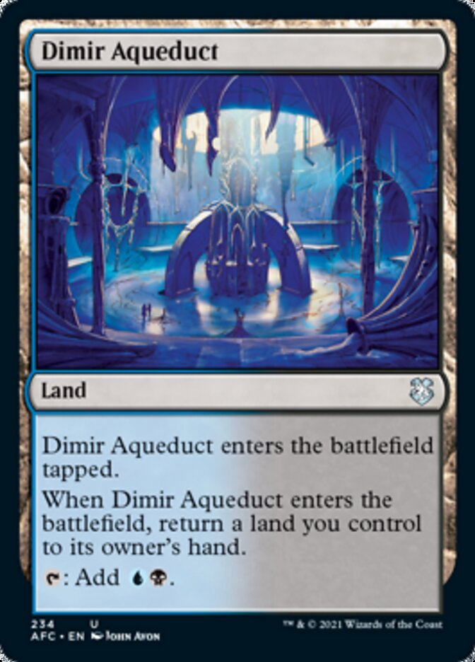 Dimir Aqueduct [Dungeons & Dragons: Adventures in the Forgotten Realms Commander] | Good Games Cannington