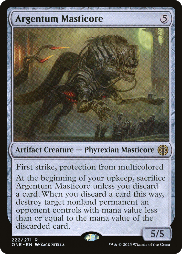 Argentum Masticore [Phyrexia: All Will Be One] | Good Games Cannington