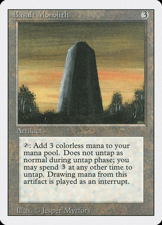 Basalt Monolith [Revised Edition] | Good Games Cannington