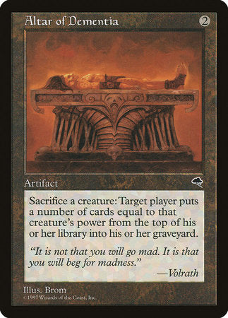 Altar of Dementia [Tempest] | Good Games Cannington