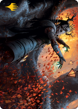 Dawnhart Rejuvenator Art Card (Gold-Stamped Signature) [Innistrad: Midnight Hunt Art Series] | Good Games Cannington