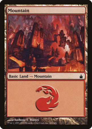 Mountain (301) [Ravnica: City of Guilds] | Good Games Cannington