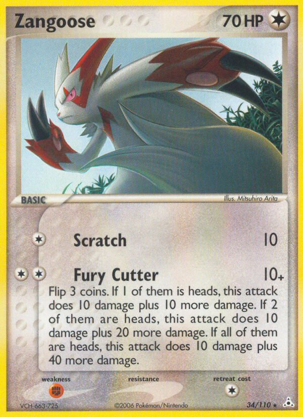 Zangoose (34/110) [EX: Holon Phantoms] | Good Games Cannington