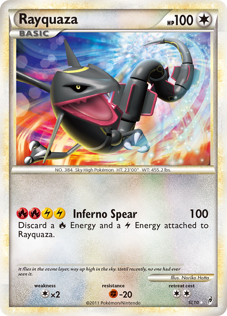 Rayquaza (SL10) [HeartGold & SoulSilver: Call of Legends] | Good Games Cannington