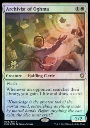 Archivist of Oghma [Commander Legends: Battle for Baldur's Gate Prerelease Promos] | Good Games Cannington