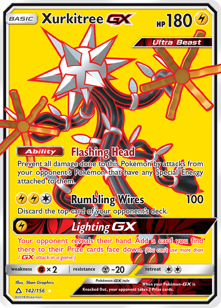 Xurkitree GX (142/156) [Sun & Moon: Ultra Prism] | Good Games Cannington