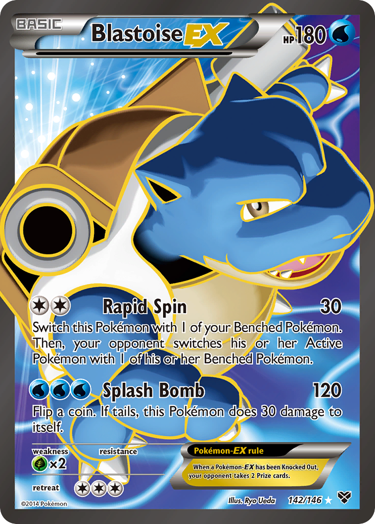 Blastoise EX (142/146) [XY: Base Set] | Good Games Cannington