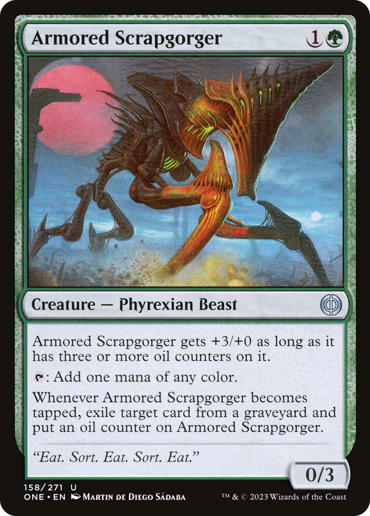 Armored Scrapgorger [Phyrexia: All Will Be One] | Good Games Cannington
