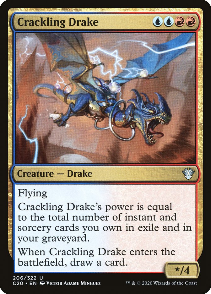Crackling Drake [Commander 2020] | Good Games Cannington
