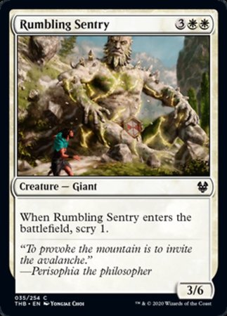 Rumbling Sentry [Theros Beyond Death] | Good Games Cannington