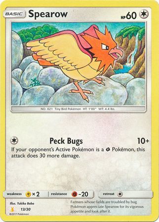 Spearow (13/30) [Sun & Moon: Trainer Kit - Alolan Raichu] | Good Games Cannington