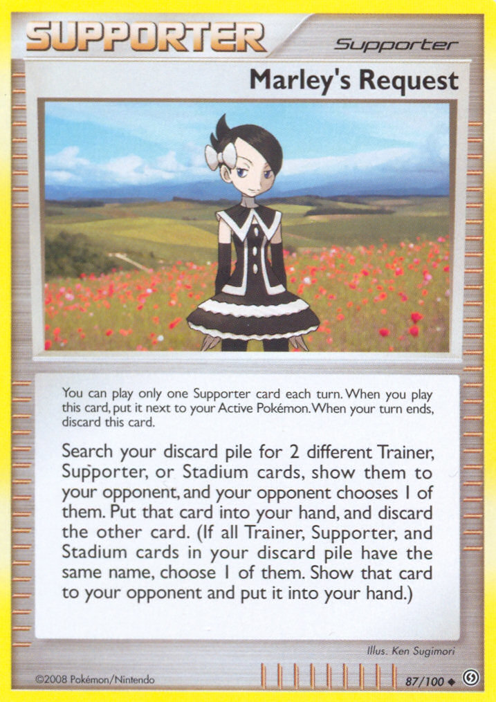Marley's Request (87/100) [Diamond & Pearl: Stormfront] | Good Games Cannington