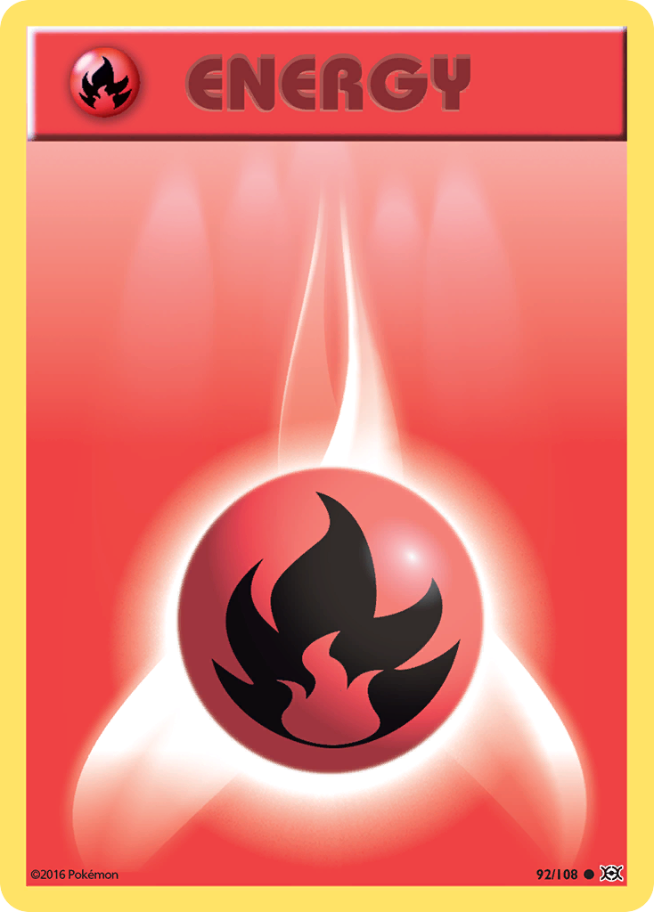 Fire Energy (92/108) [XY: Evolutions] | Good Games Cannington