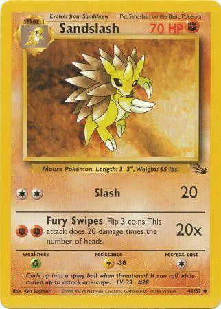 Sandslash (41/62) [Fossil Unlimited] | Good Games Cannington