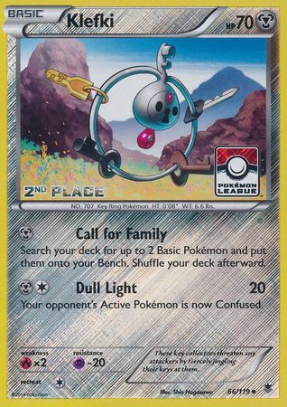 Klefki (66/119) (League Promo 2nd Place) [XY: Phantom Forces] | Good Games Cannington