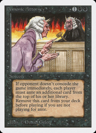 Demonic Attorney [Unlimited Edition] | Good Games Cannington