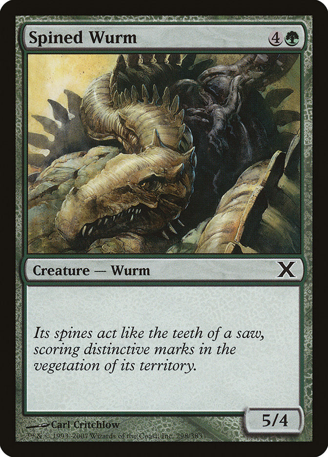 Spined Wurm [Tenth Edition] | Good Games Cannington